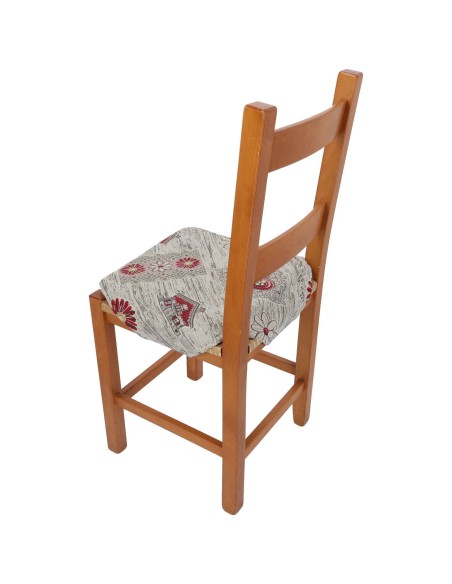 Cojín de silla de cocina con funda extraíble con solapas GARDENA DELUXE