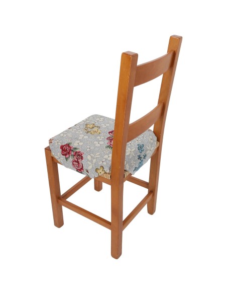 Coussin rembourré housse de chaise avec ailettes de gobelin ROSETO DELUXE