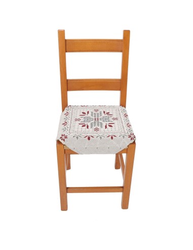 Cuscino coprisedia imbottito e sfoderabile con alette TRICOT