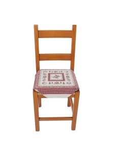 Cuscino coprisedia sfoderabile ciniglia con alette MONT BLANC 2