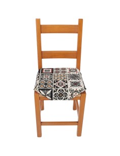 Cojín de silla Chenille con aletas MALLORCA 2