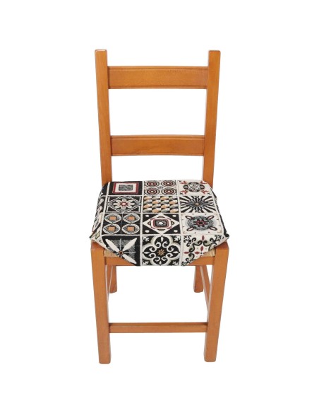 Cojín de silla Chenille con aletas MALLORCA