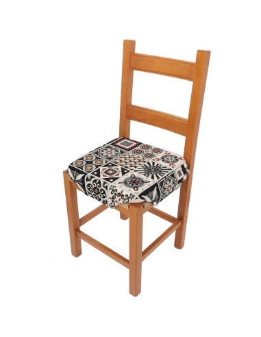 Cojín de silla Chenille con aletas MALLORCA