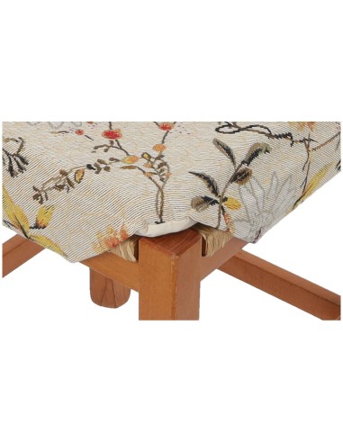 Cojín tapizado y funda extraíble para silla JAMAICA LUXORY