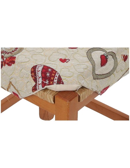 Cuscino coprisedia lavabile con alette LOVE LUXORY