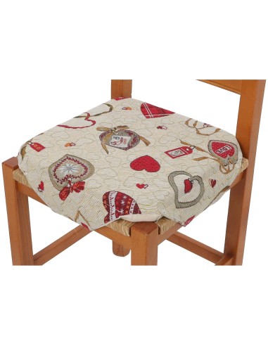 Housse de chaise lavable avec palmes LOVE LUXORY