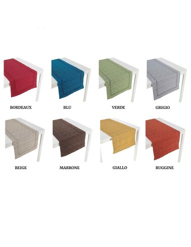 Melange Nappes jacquards Runner 45 x 130 cm.