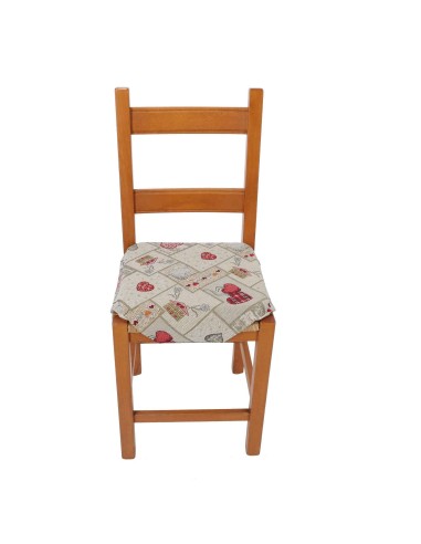 Housse de chaise lavable avec mollets RED LUXORY