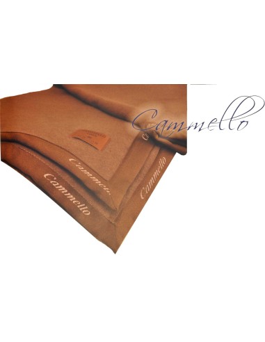 Cammello coperta matrimoniale cm 220x260