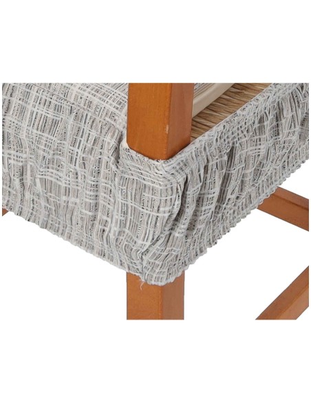 Cuscino coprisedia imbottito e sfoderabile con fascia elastica CARTIERE