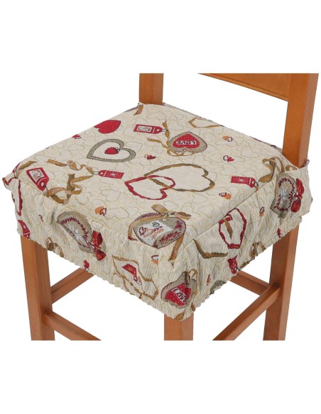 Housse de coussin avec housse amovible avec bande élastique LOVE LUXORY