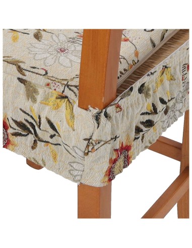 Cuscino coprisedia imbottito con fascia elastica JAMAICA LUXORY