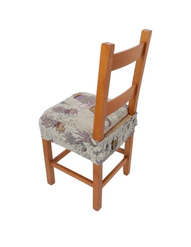 Housse de coussin avec housse amovible avec bande élastique LAVANDA LUXORY