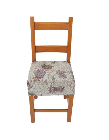 Housse de coussin avec housse amovible avec bande élastique LAVANDA LUXORY