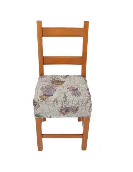 Housse de coussin avec housse amovible avec bande élastique LAVANDA LUXORY