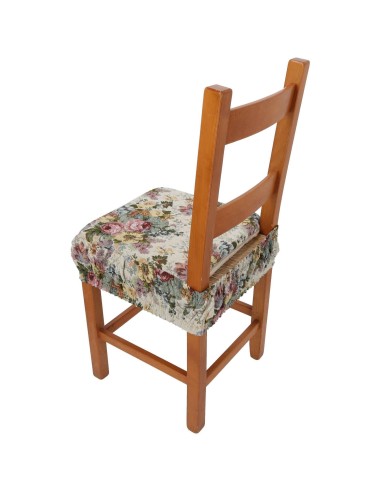 Coussin de chaise de cuisine avec bande élastique AURORA