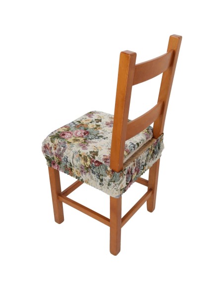 Cojín de silla de cocina con banda elástica AURORA