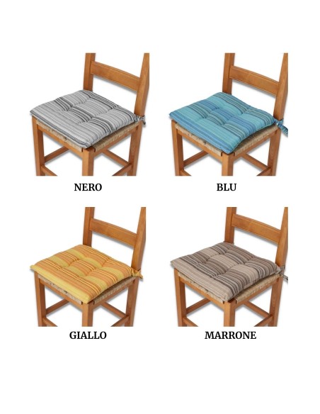 Safari Coussin de chaise 40 x 40 cm ANATOMICO CALIF.