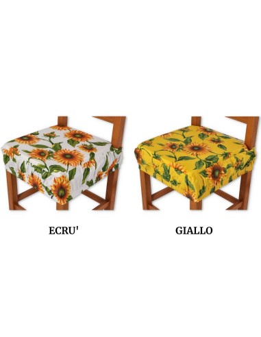 Gransole Housse pour coussins de chaise avec bande élastique