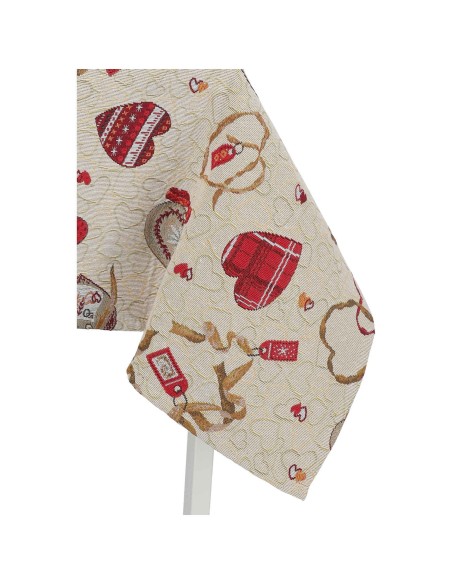 Tovaglia copritavolo jacquard in misto cotone LOVE LUXORY