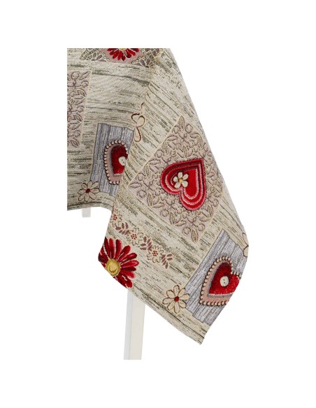 Mantel en funda de mesa mezcla de algodón GARDENA DELUXE