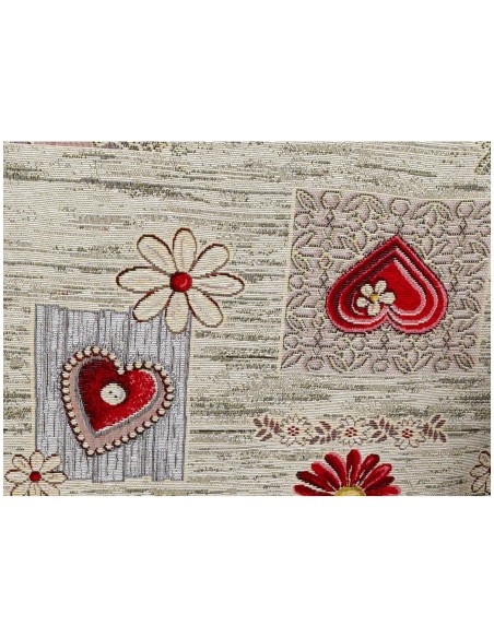 Mantel en funda de mesa mezcla de algodón GARDENA DELUXE