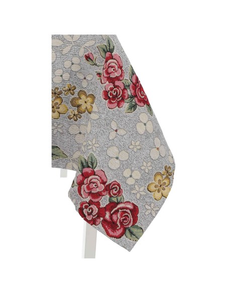 Mantel de mezcla de algodón jacquard funda de mesa ROSETO DELUXE