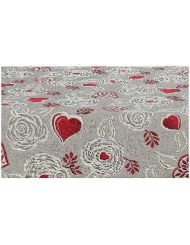 Tischdecke aus Baumwollmischung mit TWILL DELUXE Rosen