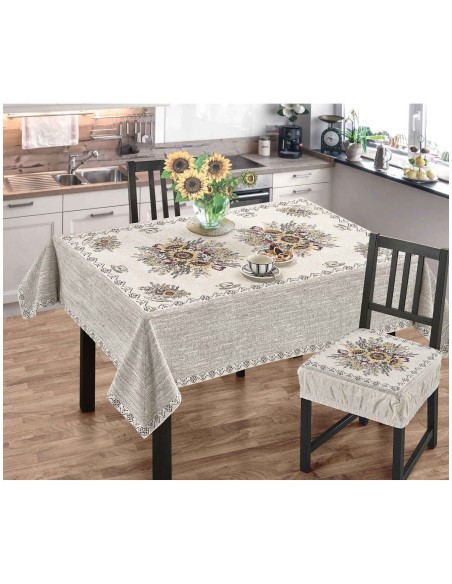 Mantel colocado en CHENILLE SUNLIGHT