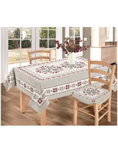 Tischdecke in Chenille Tischdecke Jacquard TRICOT