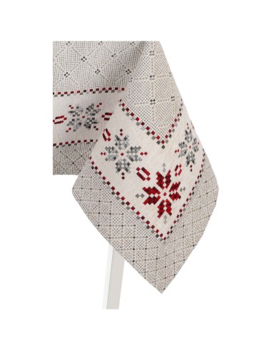 Nappe placée en chenille housse de table jacquard TRICOT