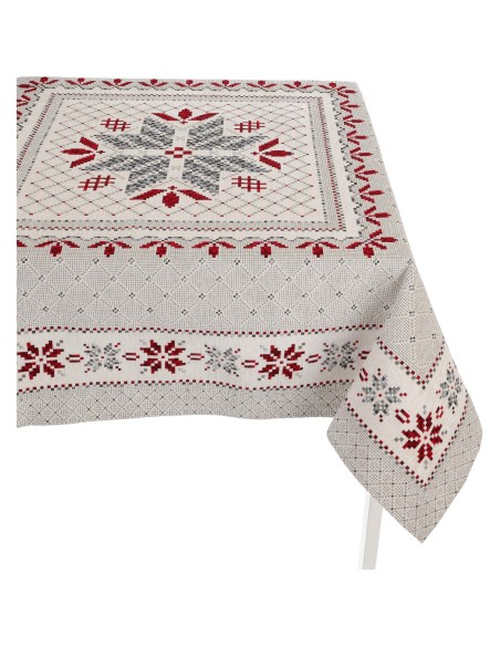 Tischdecke in Chenille Tischdecke Jacquard TRICOT