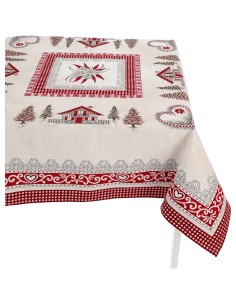 Tischdecke in Chenille MBLANC