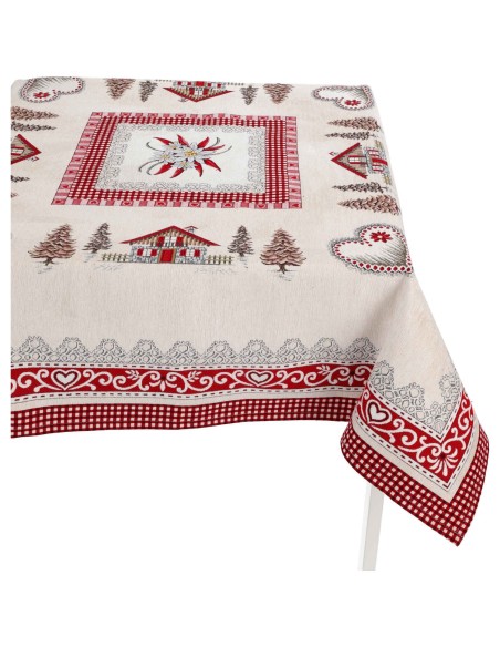 Tischdecke in Chenille MBLANC