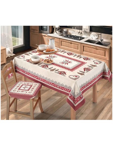 Tischdecke in Chenille MBLANC