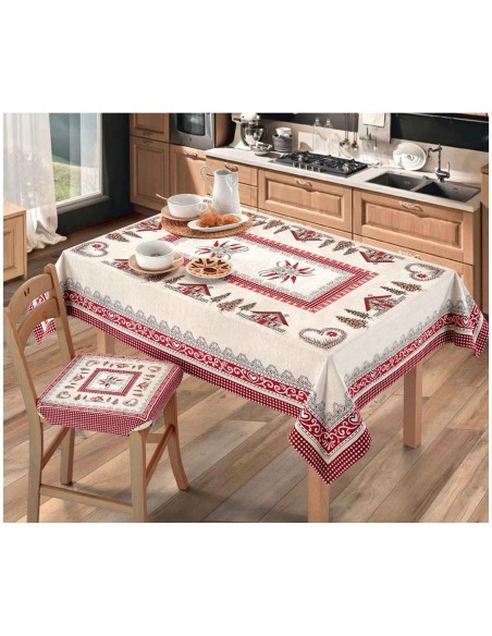 Tischdecke in Chenille MBLANC