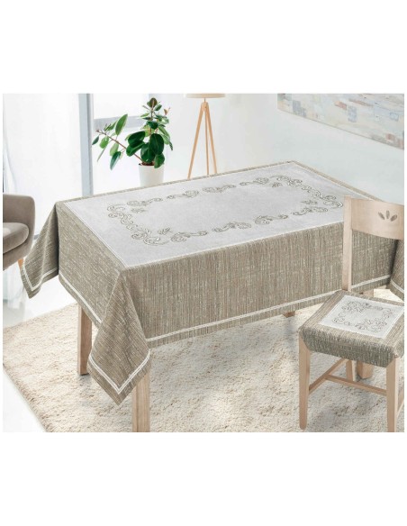 Jacquard-Tischdecke in Chenille CHIFFON