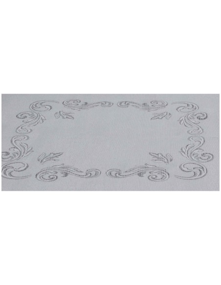 Nappe Jacquard placée en mousseline de chenille