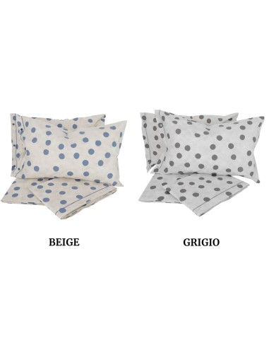 Completo letto lenzuola in cotone BIG POIS