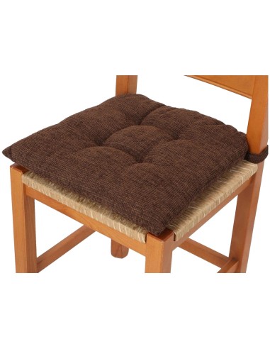 Intreccio cuscino jacquard ciniglia MORBIDONE con lacci