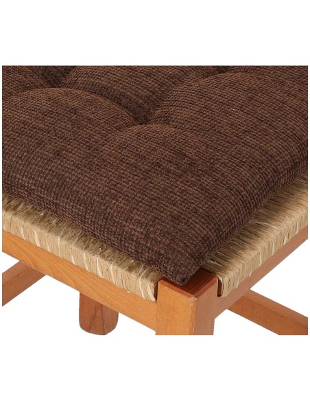 Intreccio cuscino jacquard ciniglia MORBIDONE con lacci