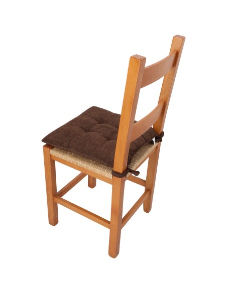 Intreccio cuscino jacquard ciniglia MORBIDONE con lacci