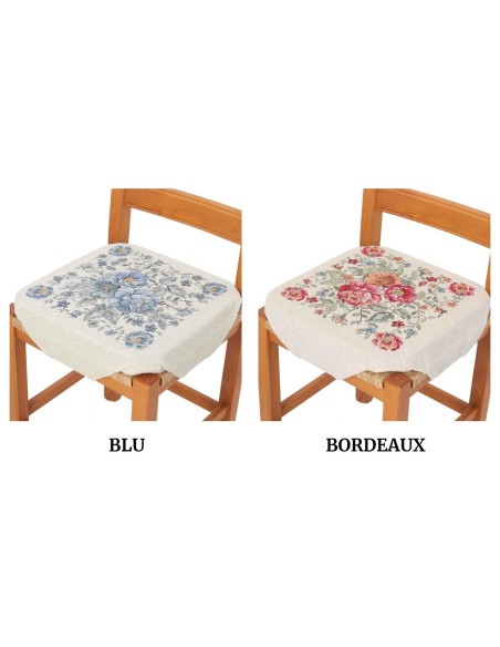 Coussin de housse de siège lavable avec ailettes INCANTO