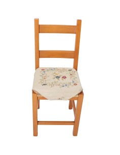 Cojín de silla de cocina con funda extraíble con aletas CHANELL 2