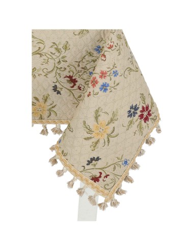 Tovaglia copritavolo oro con nappe CHANELL