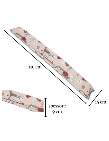 Paraspiffero imbottito e sfoderabile 110 cm. ALCE