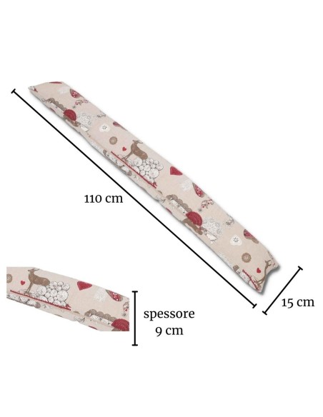 Paraspiffero imbottito e sfoderabile 110 cm. ALCE