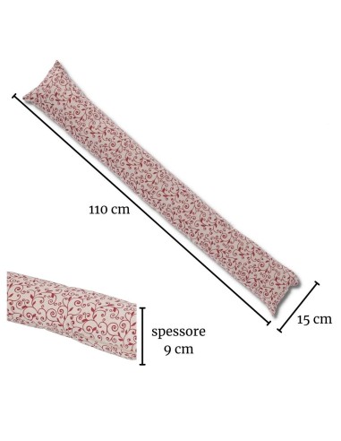 Tiefgang 110 cm lang. gepolsterter und abnehmbarer Bezug RICCIO