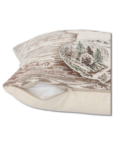 Housse coussin Chenille pour canapé RENNA