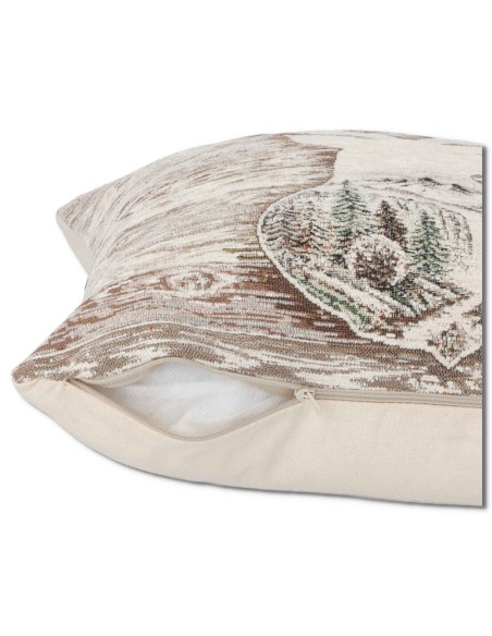 Fodera cuscino in ciniglia per divano RENNA